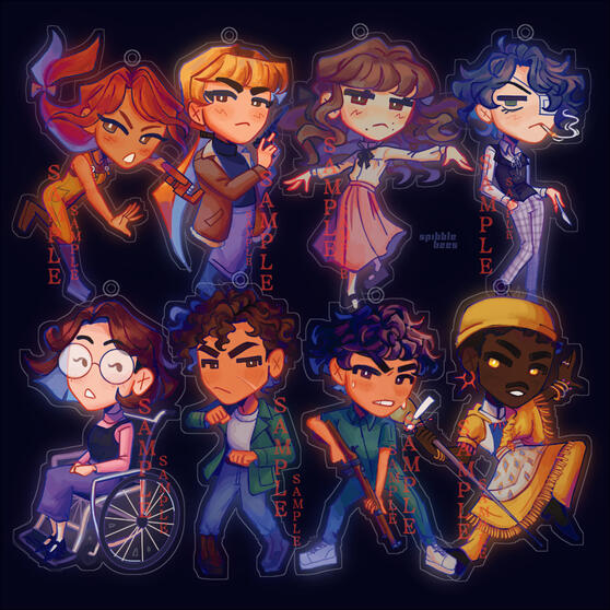 Fear and Hunger: Termina keychain designs