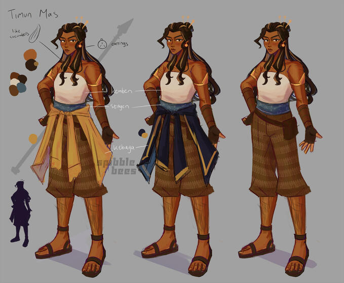 A personal rendition of Timun Mas